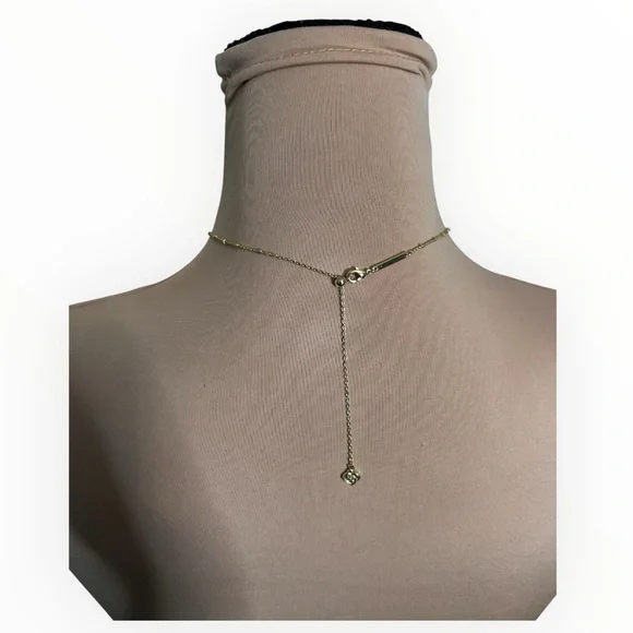 **NIB** Kendra Scott Mini Elisa Necklace - Gold/Pink Opalite - Picture 6 of 9